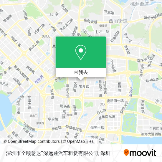 深圳市全顺意达ˉ深远通汽车租赁有限公司地图