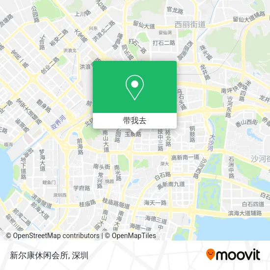 新尔康休闲会所地图