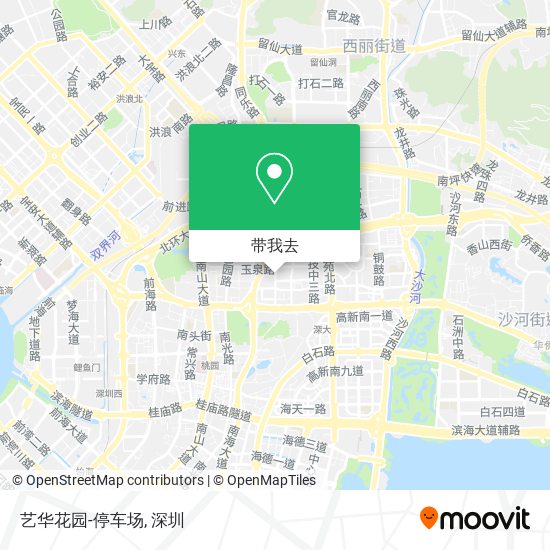 艺华花园-停车场地图