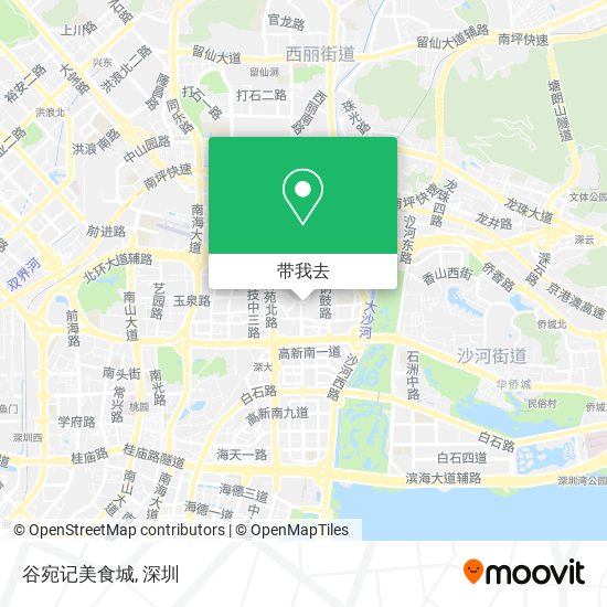 谷宛记美食城地图