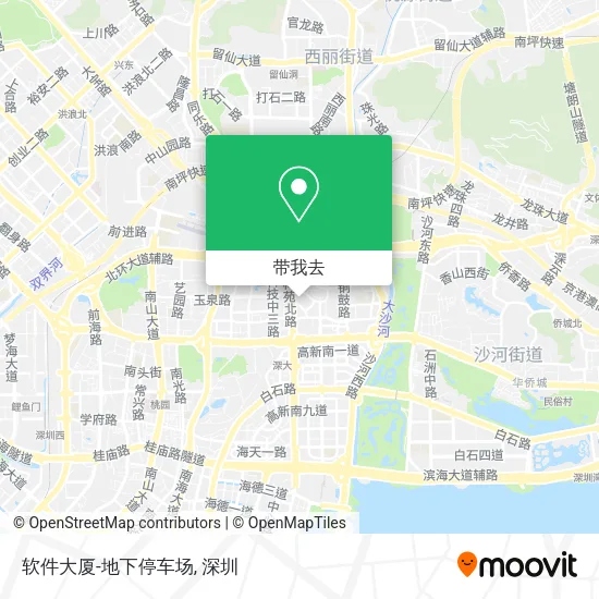 软件大厦-地下停车场地图