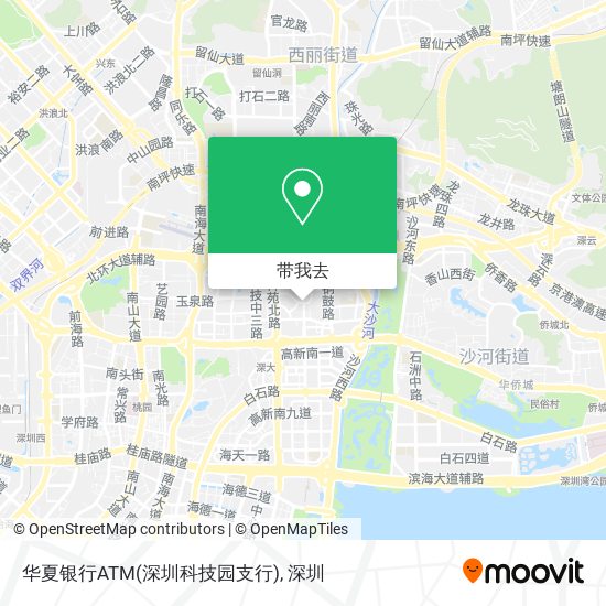 华夏银行ATM(深圳科技园支行)地图