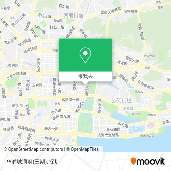 华润城润府(三期)地图