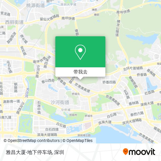 雅昌大厦-地下停车场地图