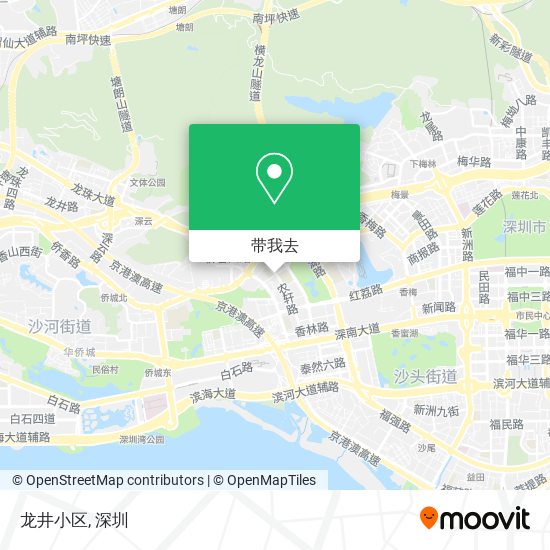 龙井小区地图