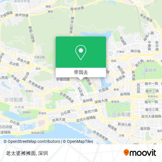 老太婆摊摊面地图