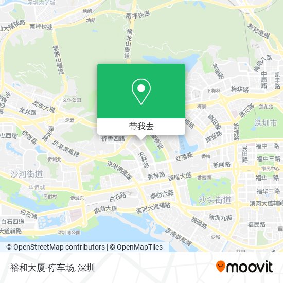 裕和大厦-停车场地图