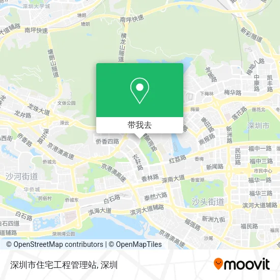 深圳市住宅工程管理站地图