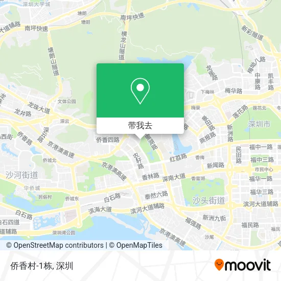 侨香村-1栋地图