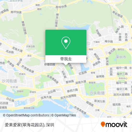 爱果爱家(翠海花园店)地图
