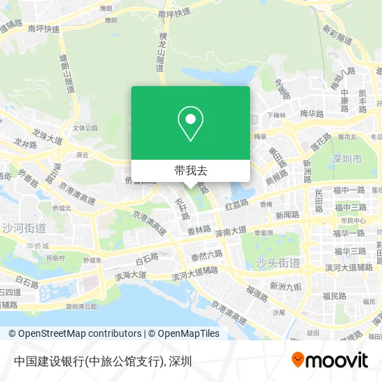 中国建设银行(中旅公馆支行)地图