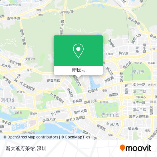 新大茗府茶馆地图