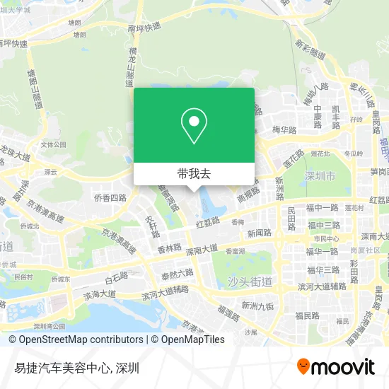 易捷汽车美容中心地图