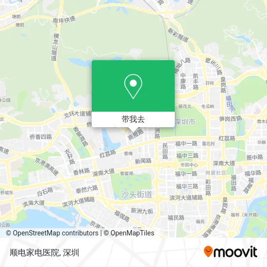 顺电家电医院地图