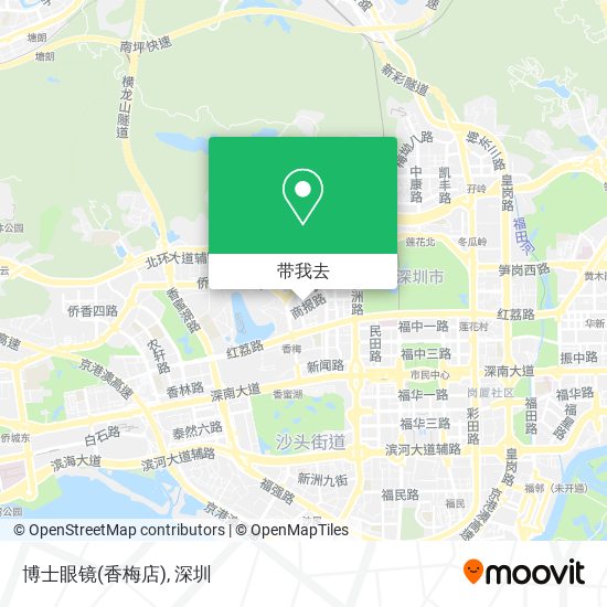博士眼镜(香梅店)地图