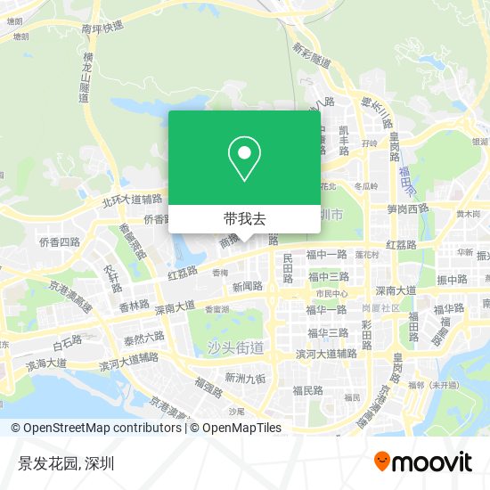 景发花园地图