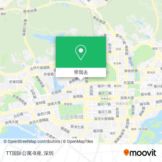 TT国际公寓-B座地图