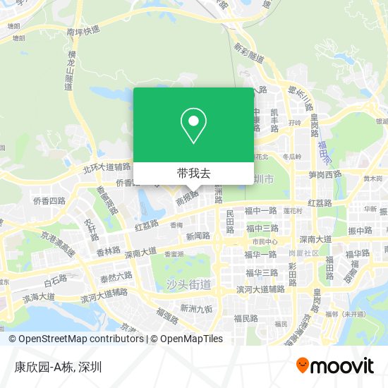 康欣园-A栋地图