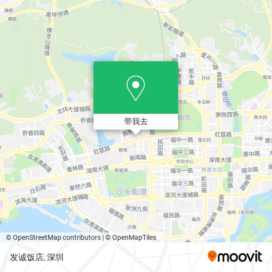 发诚饭店地图