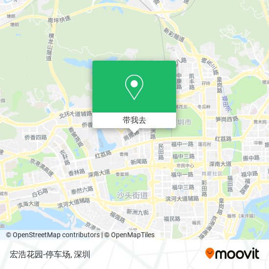宏浩花园-停车场地图