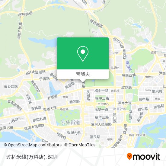 过桥米线(万科店)地图