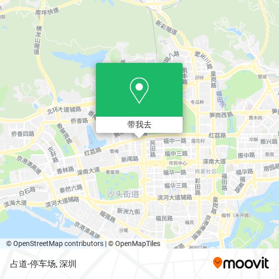 占道-停车场地图