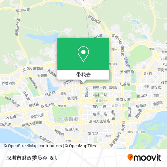 深圳市财政委员会地图