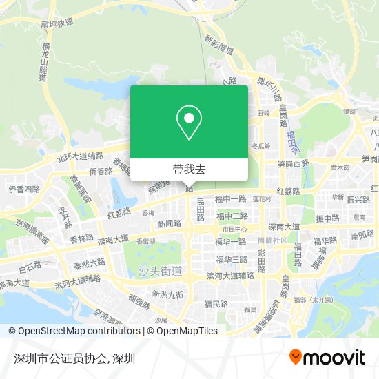 深圳市公证员协会地图