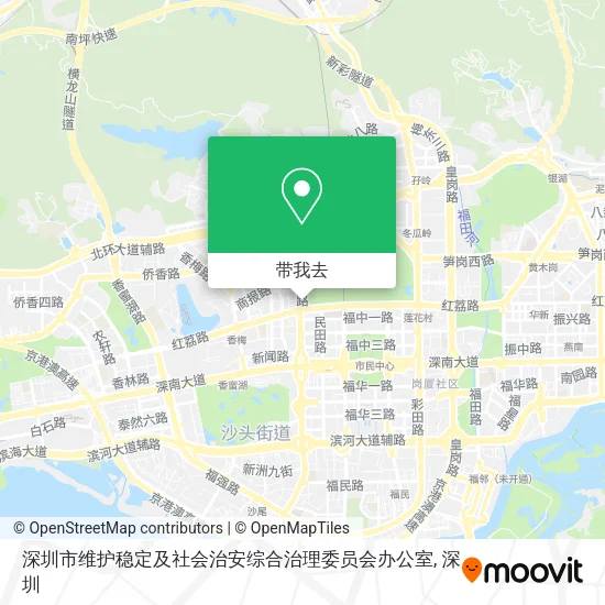 深圳市维护稳定及社会治安综合治理委员会办公室地图