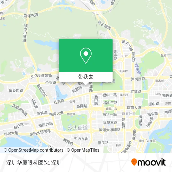 深圳华厦眼科医院地图