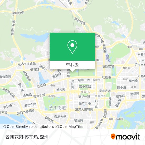 景新花园-停车场地图