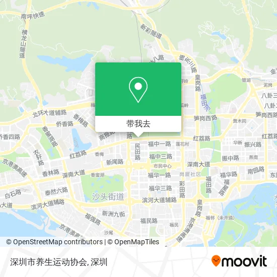 深圳市养生运动协会地图