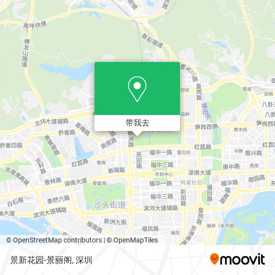 景新花园-景丽阁地图