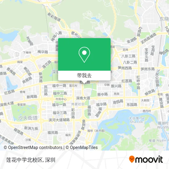 莲花中学北校区地图