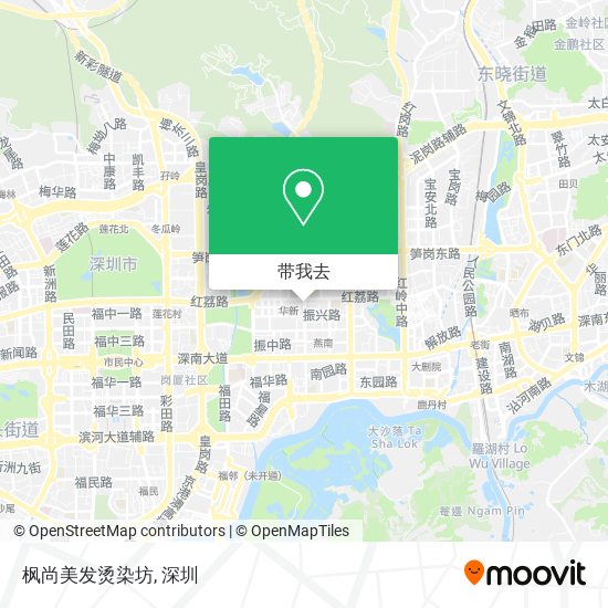 枫尚美发烫染坊地图