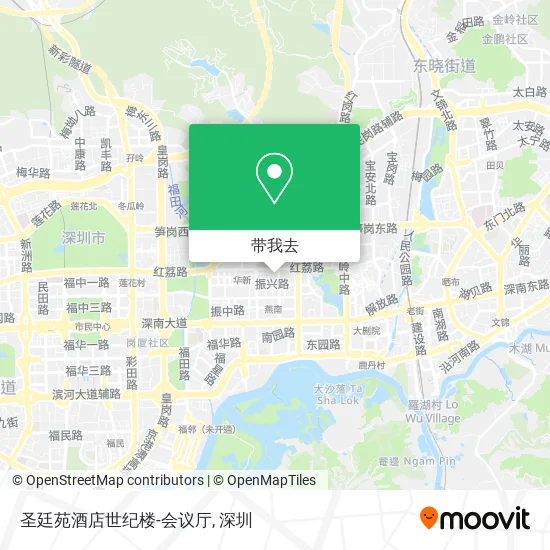 圣廷苑酒店世纪楼-会议厅地图