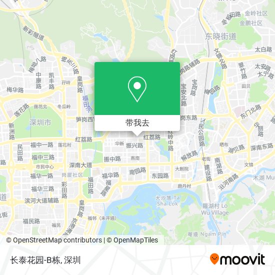 长泰花园-B栋地图