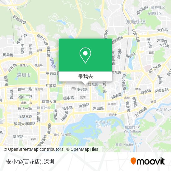 安小馆(百花店)地图