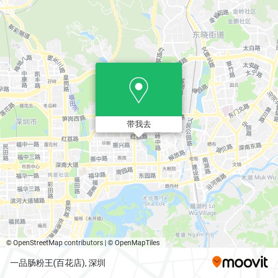 一品肠粉王(百花店)地图