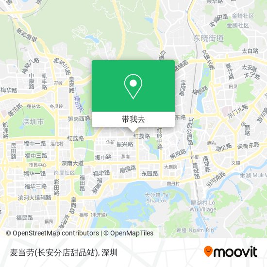 麦当劳(长安分店甜品站)地图