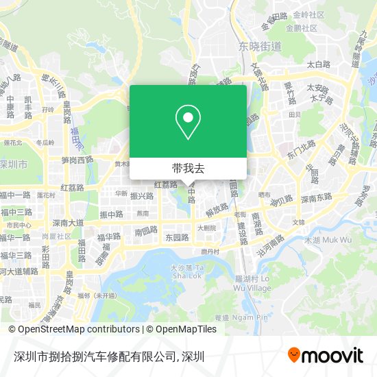 深圳市捌拾捌汽车修配有限公司地图