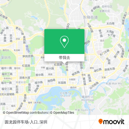 圆龙园停车场-入口地图