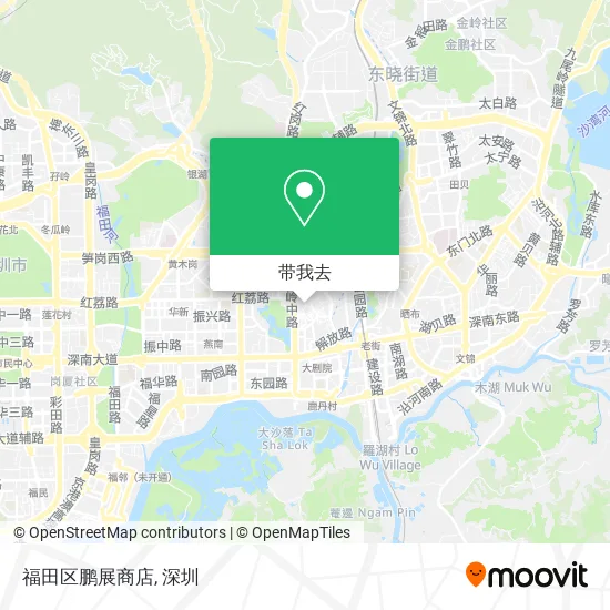 福田区鹏展商店地图