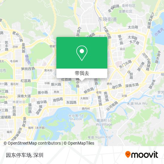 园东停车场地图