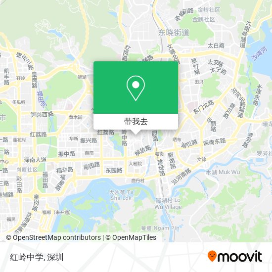 红岭中学地图