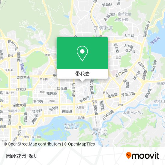 园岭花园地图