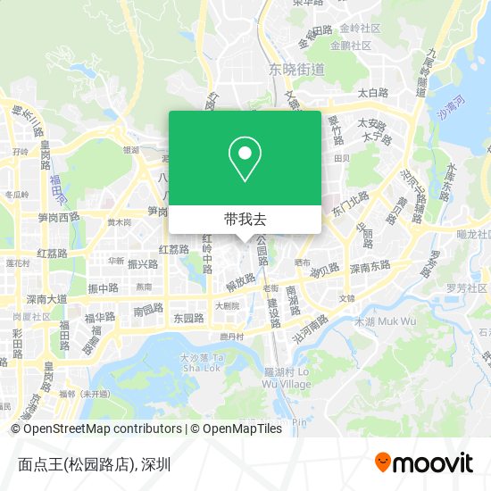 面点王(松园路店)地图