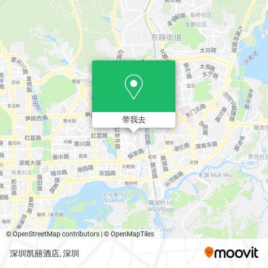 深圳凯丽酒店地图