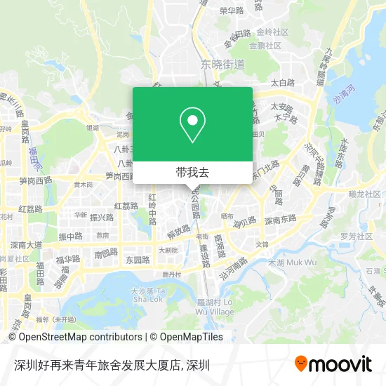 深圳好再来青年旅舍发展大厦店地图
