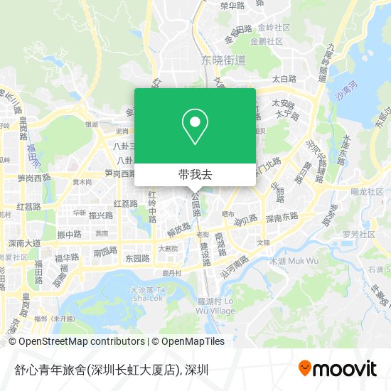 舒心青年旅舍(深圳长虹大厦店)地图